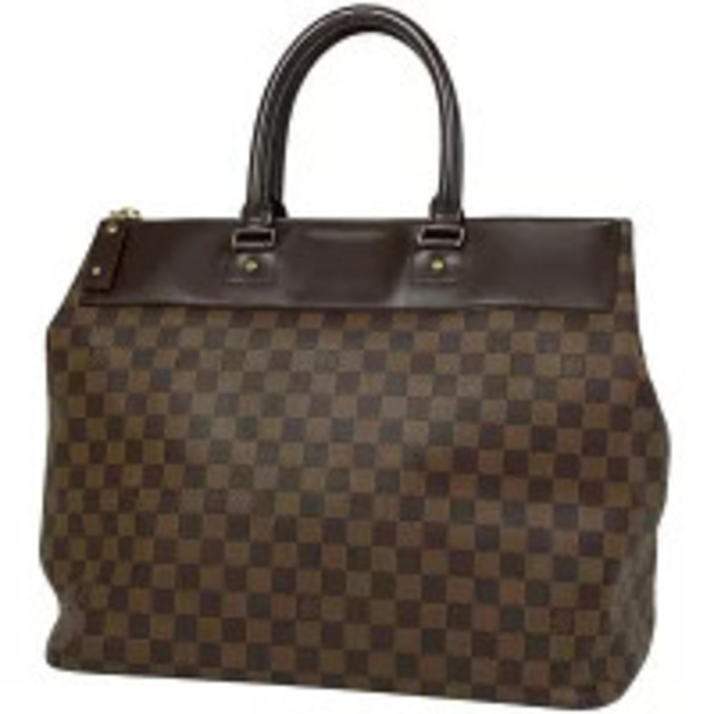 Louis Vuitton Greenwich Handbag Travel Business Trip Boston Bag Damier Brown